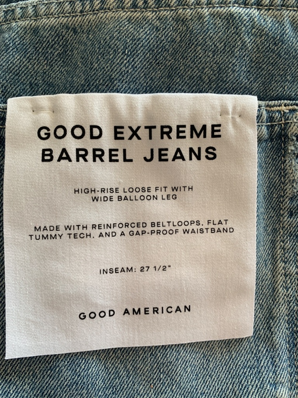 Good American
Good Extreme
Ripped Super
High Waist Barrel
Jeans - Picture 12 of 17